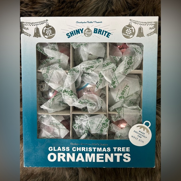 NIB Christopher Radko Presents Shiny Brite Vintage Glass Ornaments, Box of 12 - Picture 2 of 5